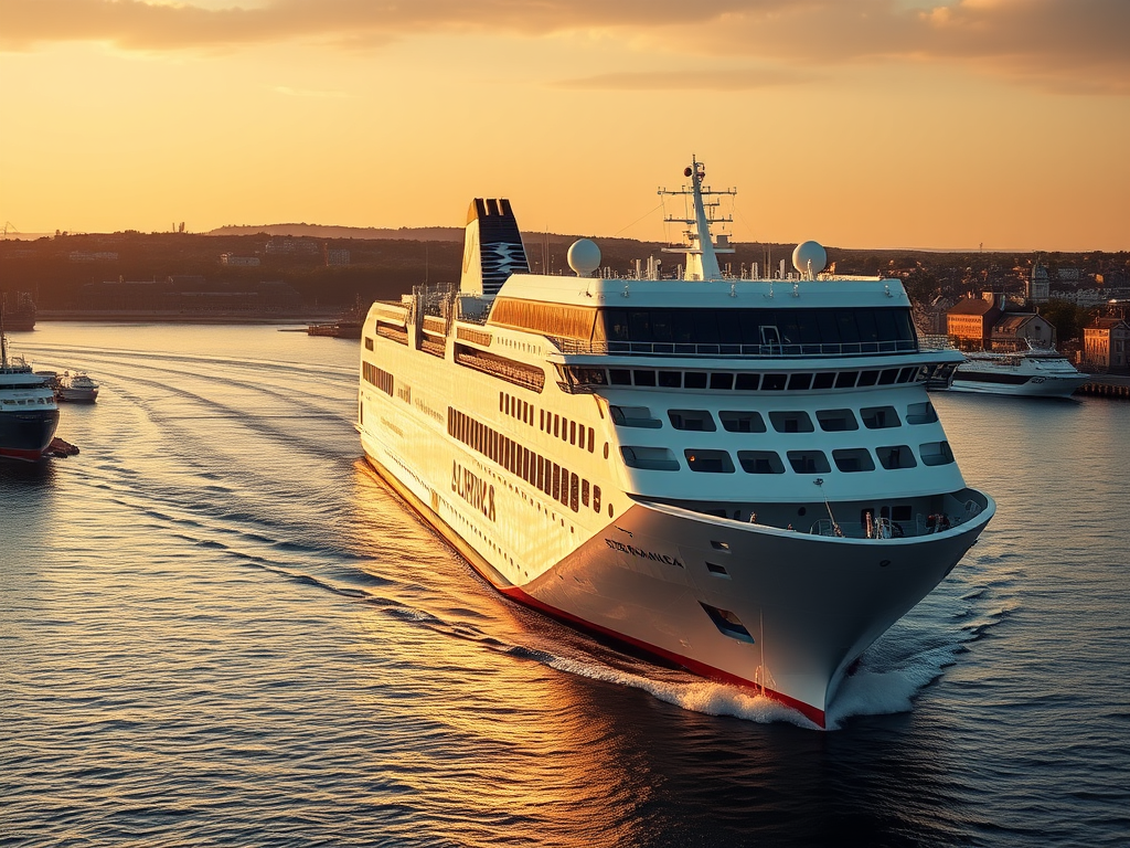 Stena Germanica leaving Gothenburg