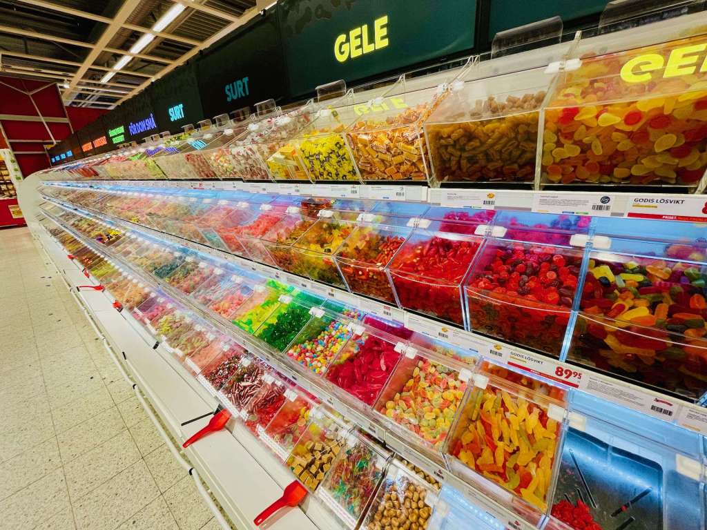 Jag är sugen på lösgodis!