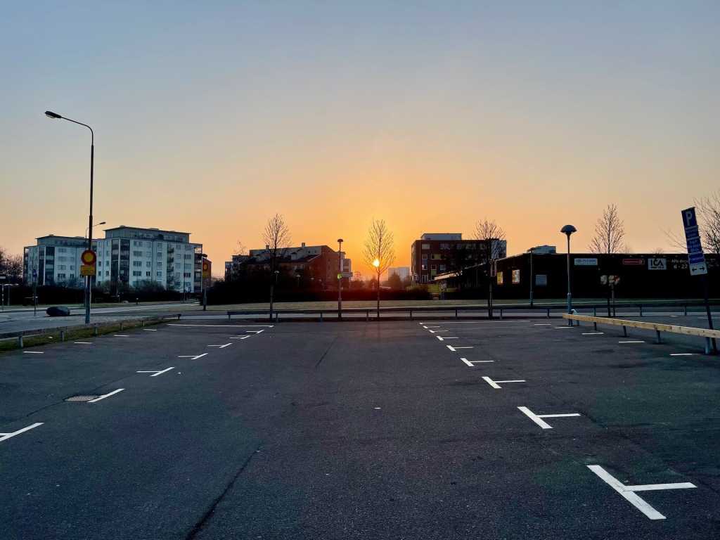 Morgonsol i Malmö