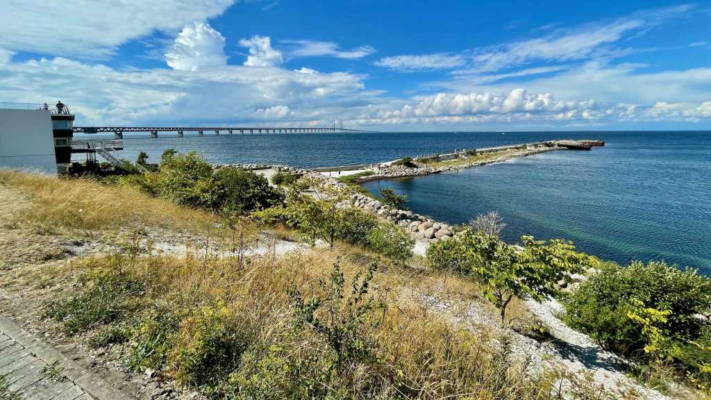 Vackert vid Öresundsbron